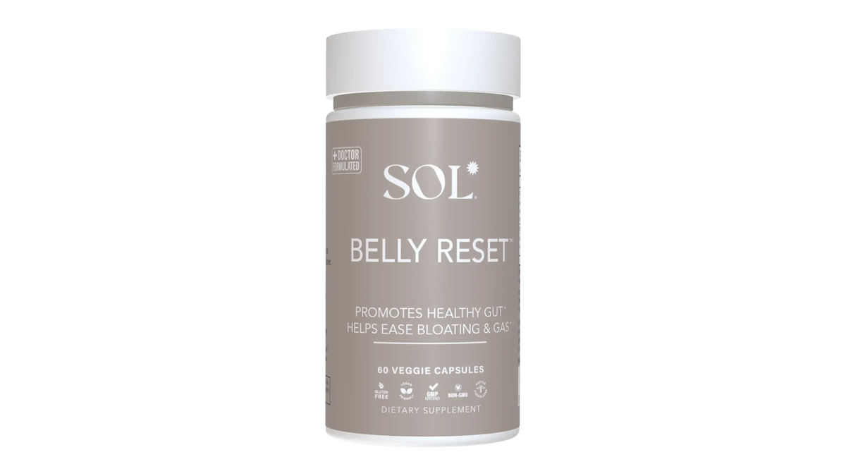 Belly Reset gut health supplement bottle - Gut Health collection - SOL Nutrition