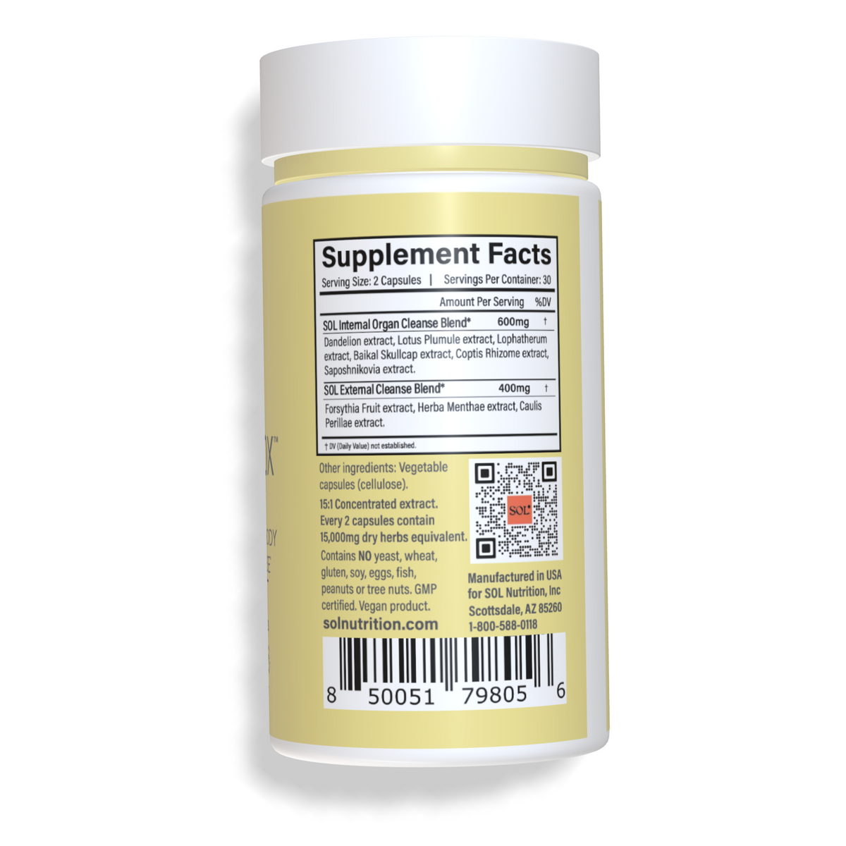Daily Detox Supplements - Facts - SOL Nutrition