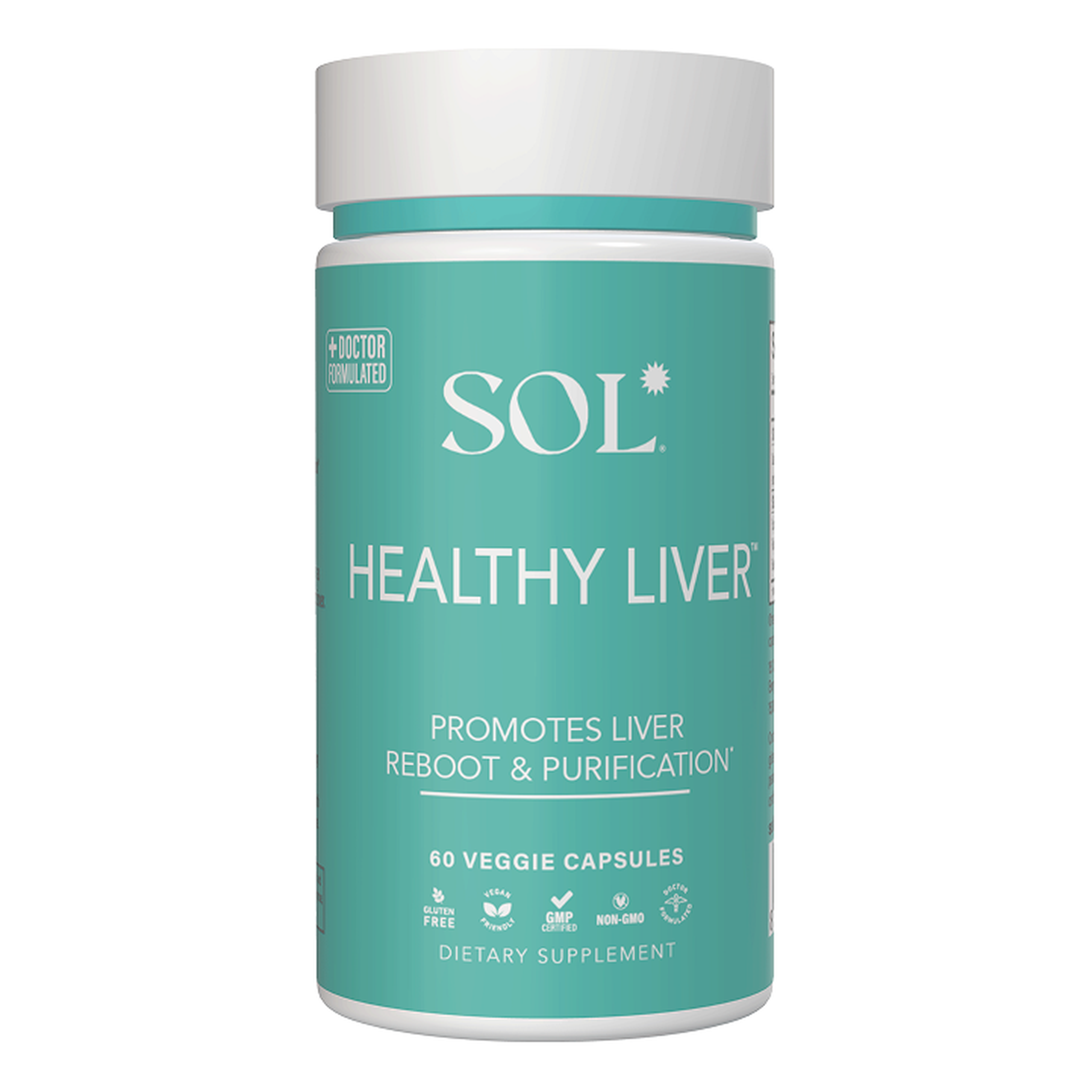 Healthy Liver herbal supplement bottle