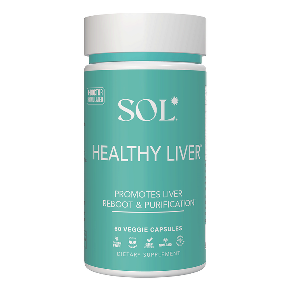 Healthy Liver herbal supplement bottle
