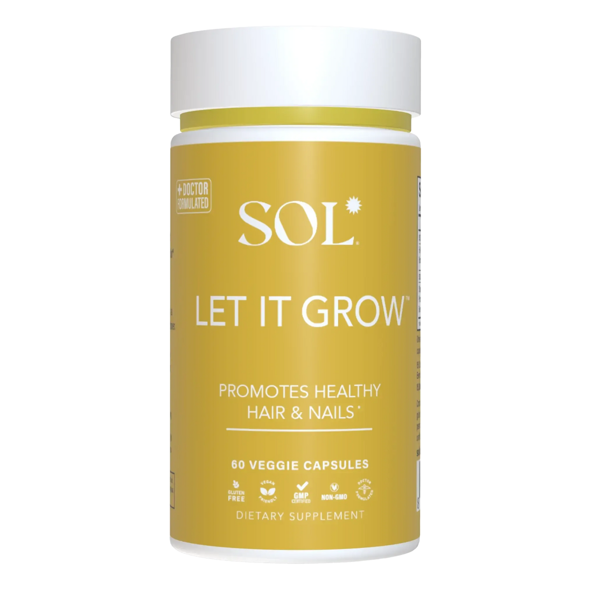 Let It Grow - Hair And Nail Supplement - SOL Nutrition