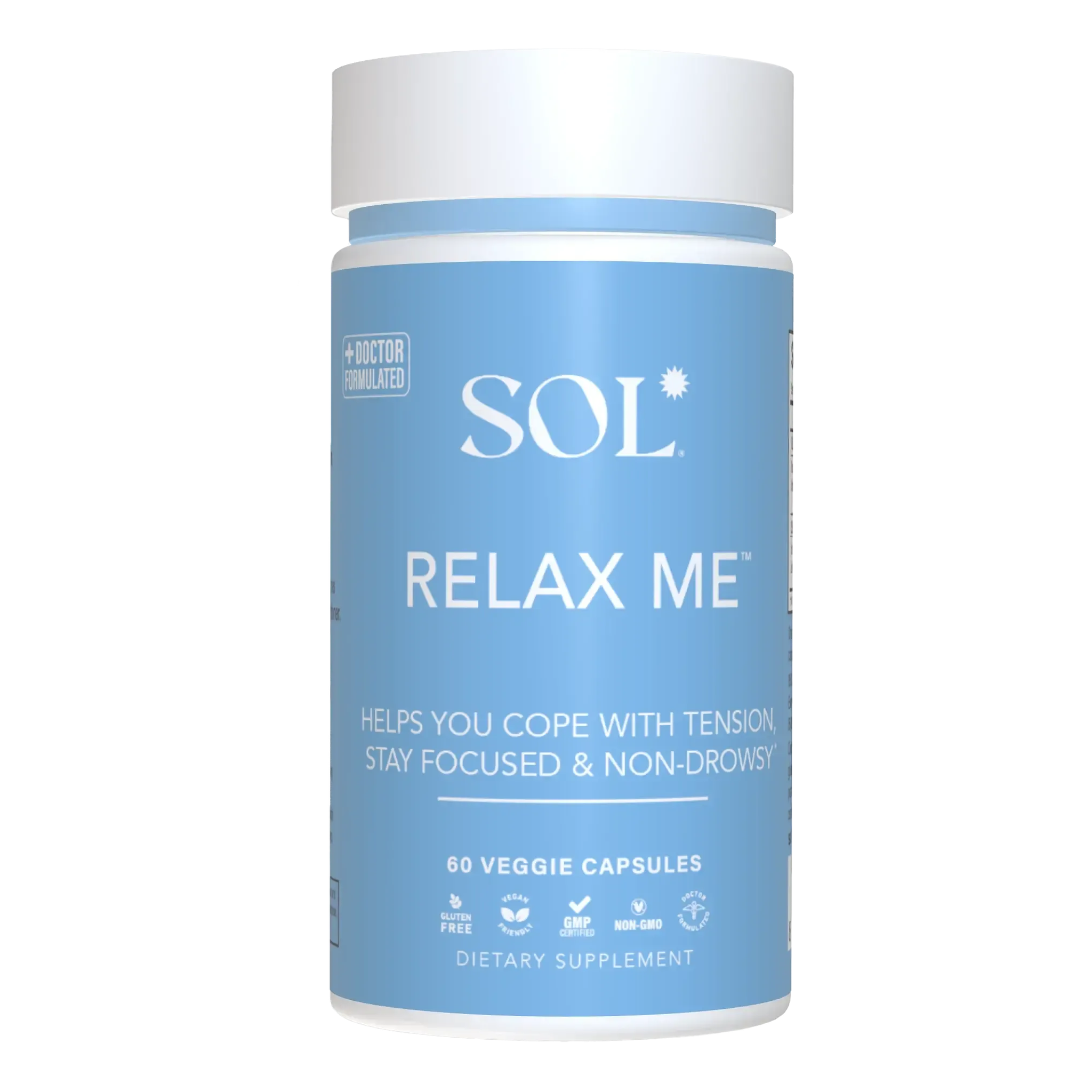 Relax Me Natural Supplements for Relaxation - SOL Nutrition