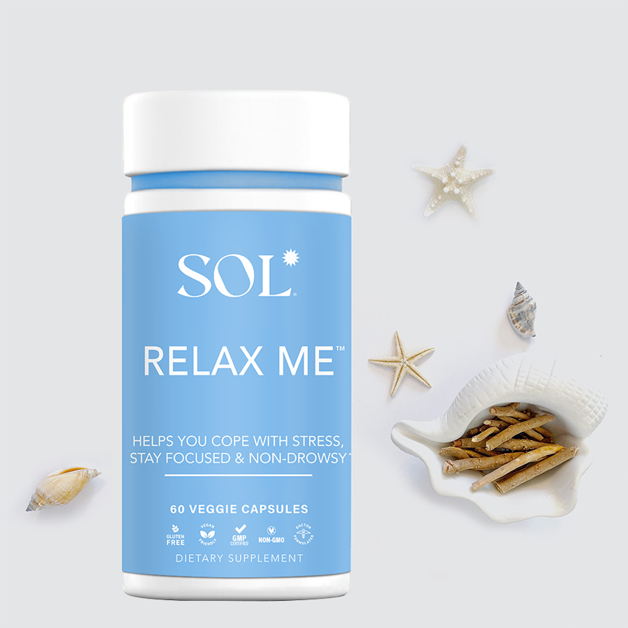 Relax Me Natural Herbal Supplements for Relaxation - SOL Nutrition