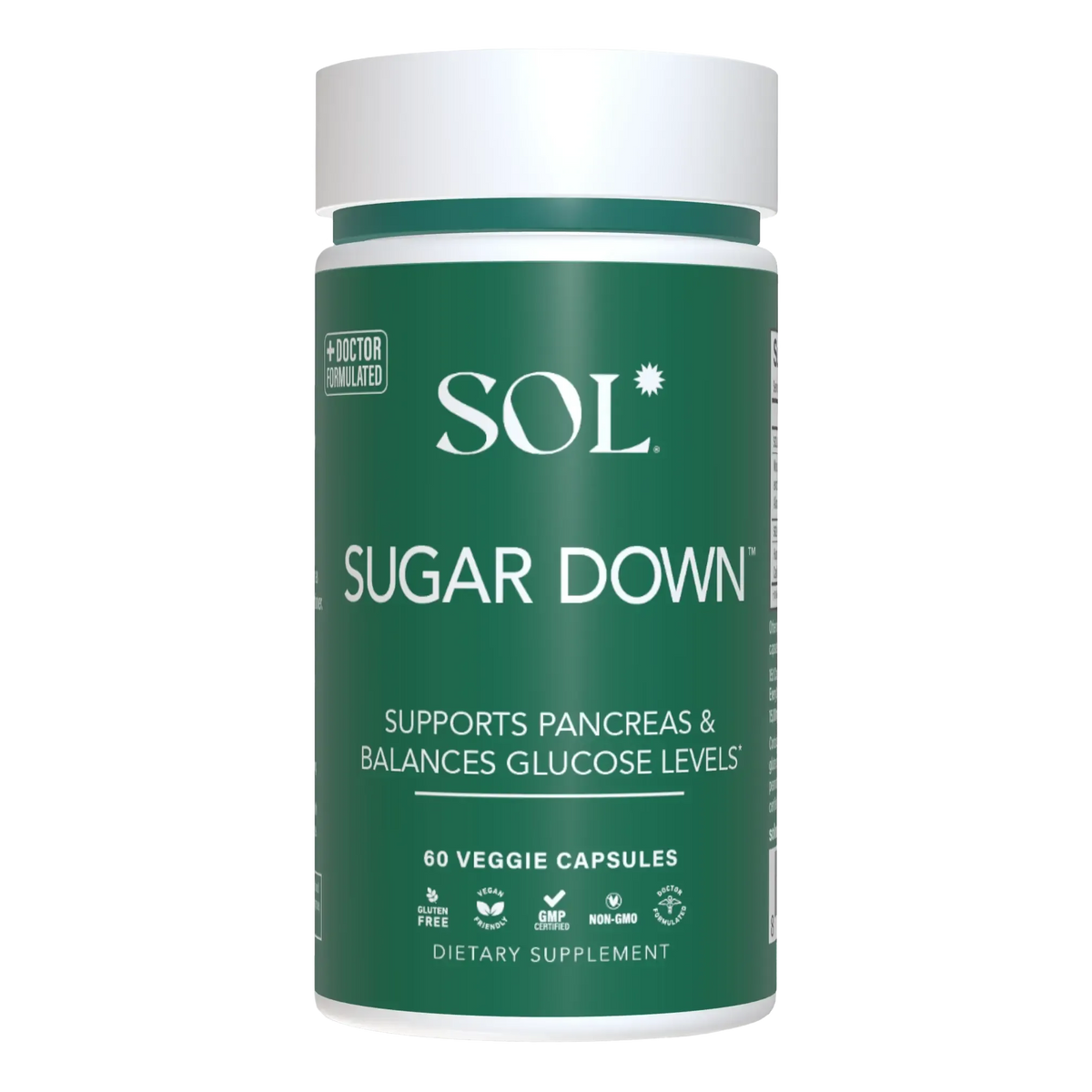 Sugar Down - Blood Sugar Support Supplement - SOL Nutrition