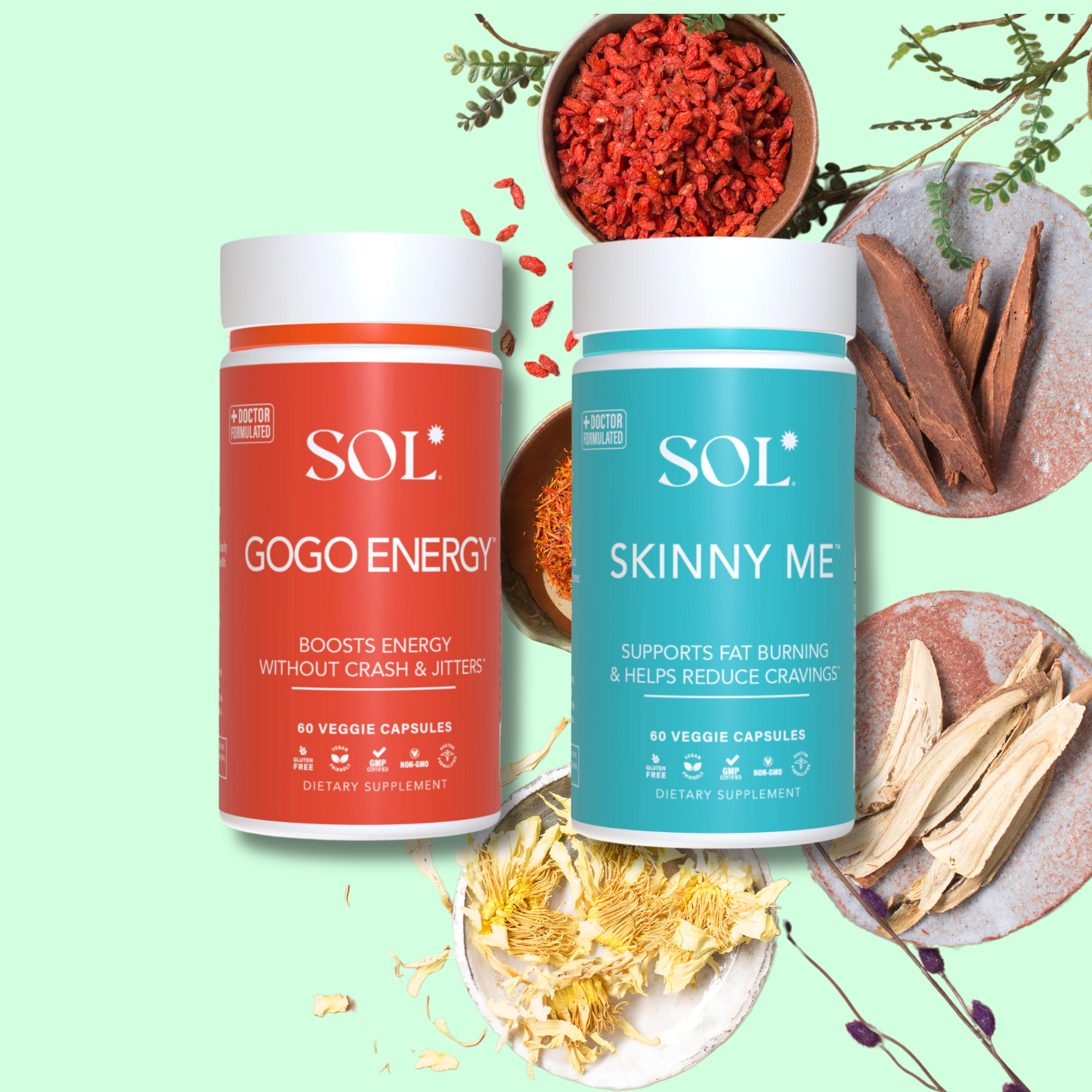 SKINNY ME + GOGO ENERGY WEIGHT LOSS COMBO - SOL Nutrition