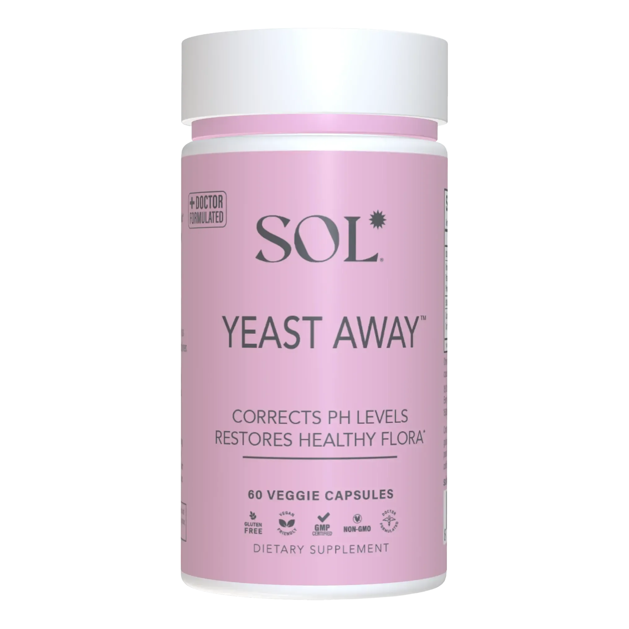 Yeast Away - pH Balance Supplement - SOL Nutrition