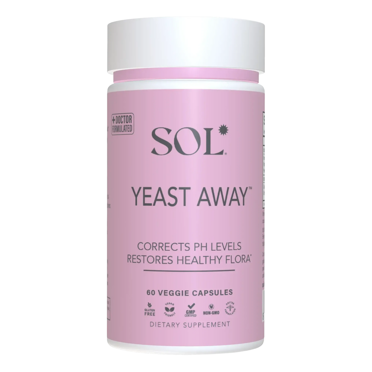 Yeast Away - pH Balance Supplement - SOL Nutrition