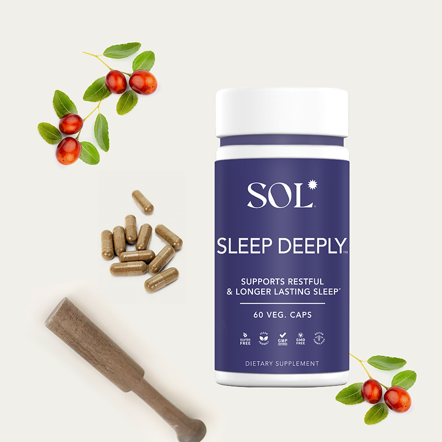 SLEEP DEEPLY - herbal deep sleep supplement - SOL Nutrition
