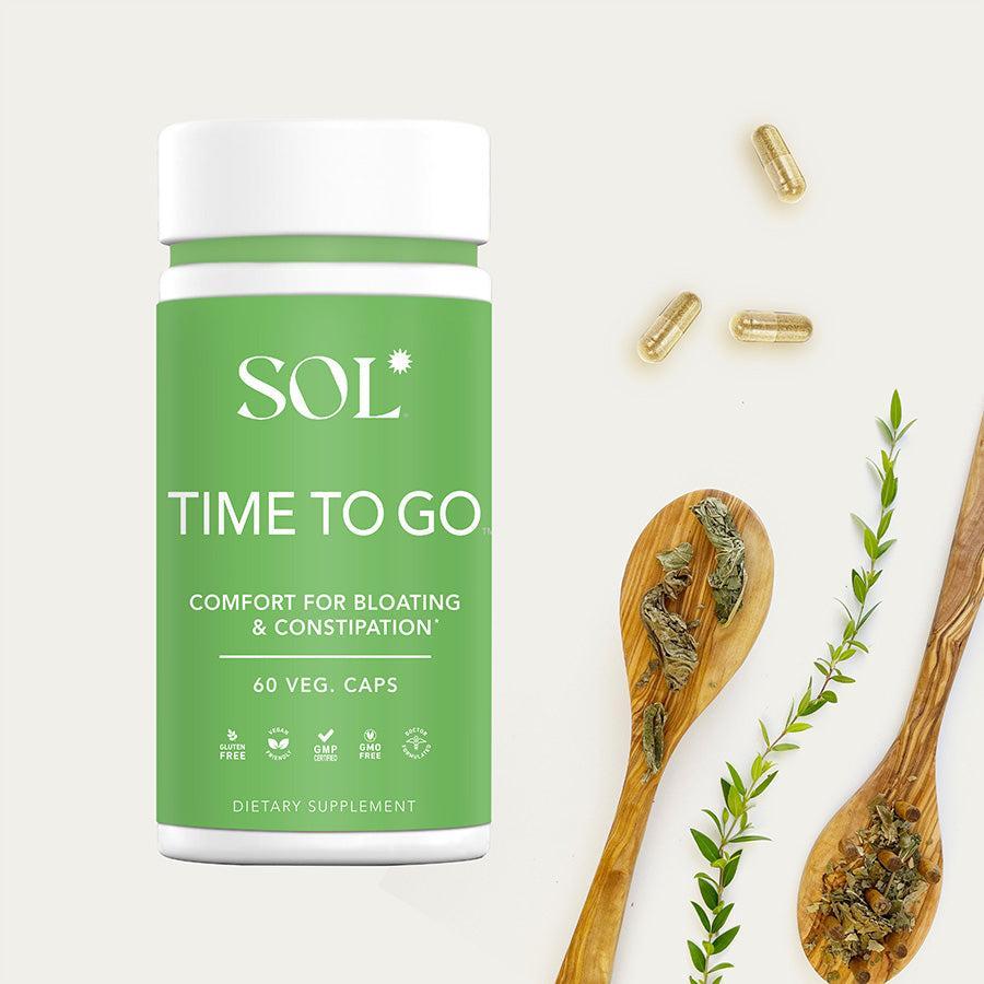 time to go product photo