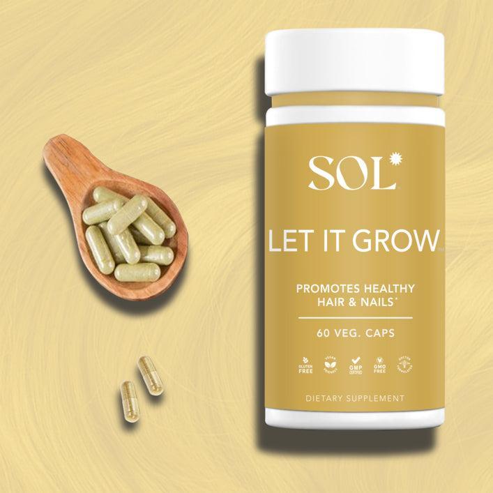 Let It Grow - Natural Hair And Nail Supplement - SOL Nutrition