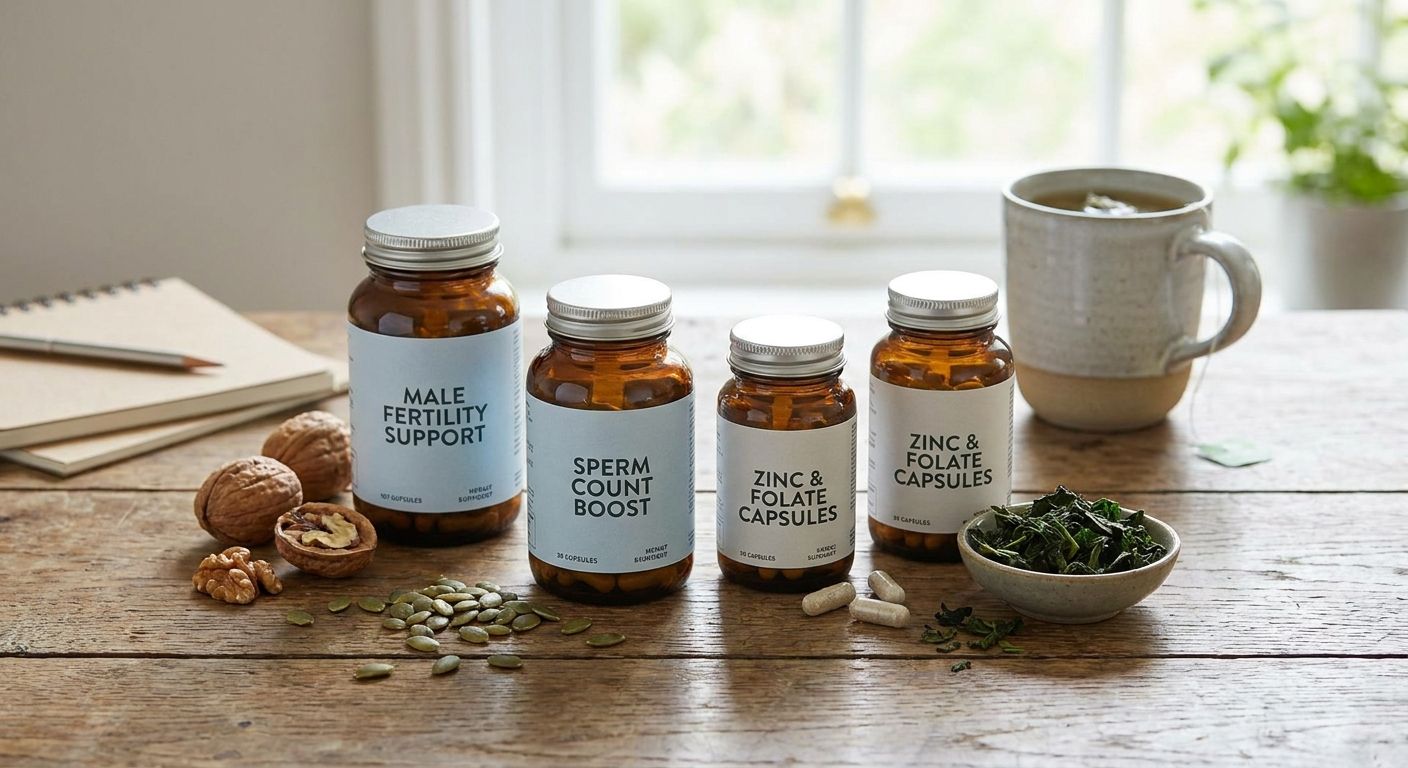 Best male fertility supplements to boost sperm count