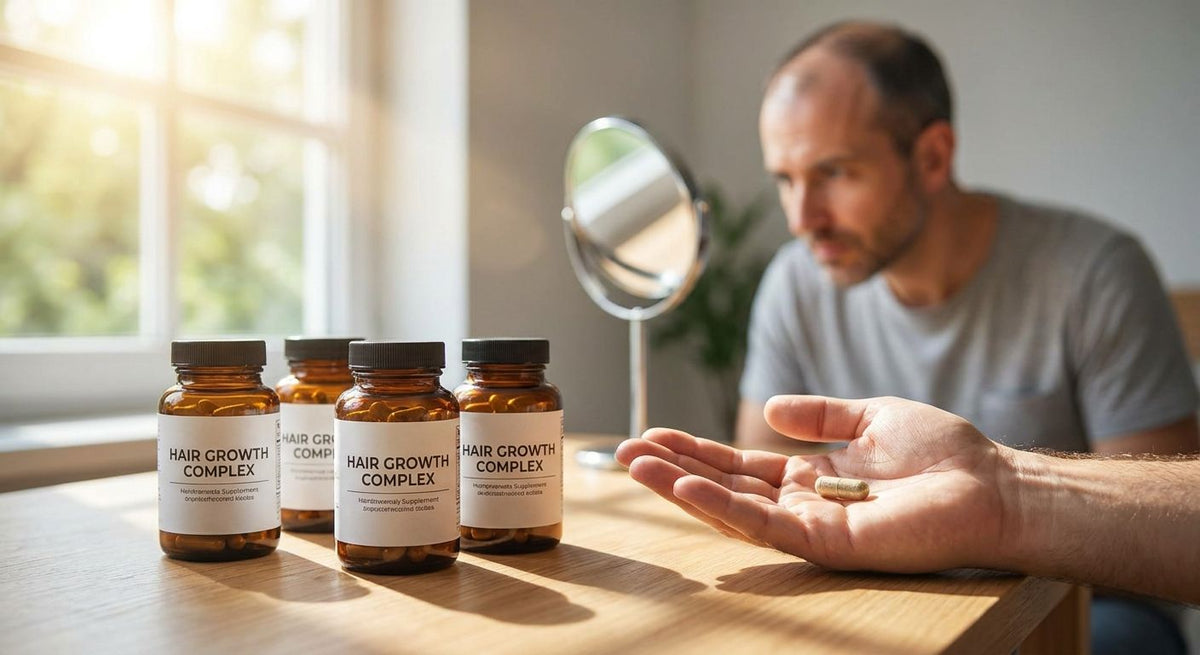 Best hair growth supplements for men with early thinning
