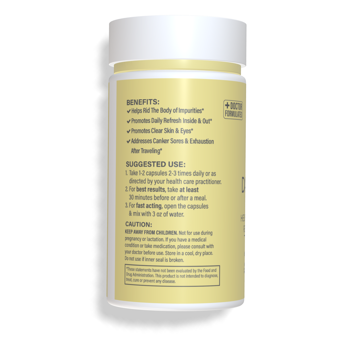 Daily Detox Supplements - Benefits - SOL Nutrition