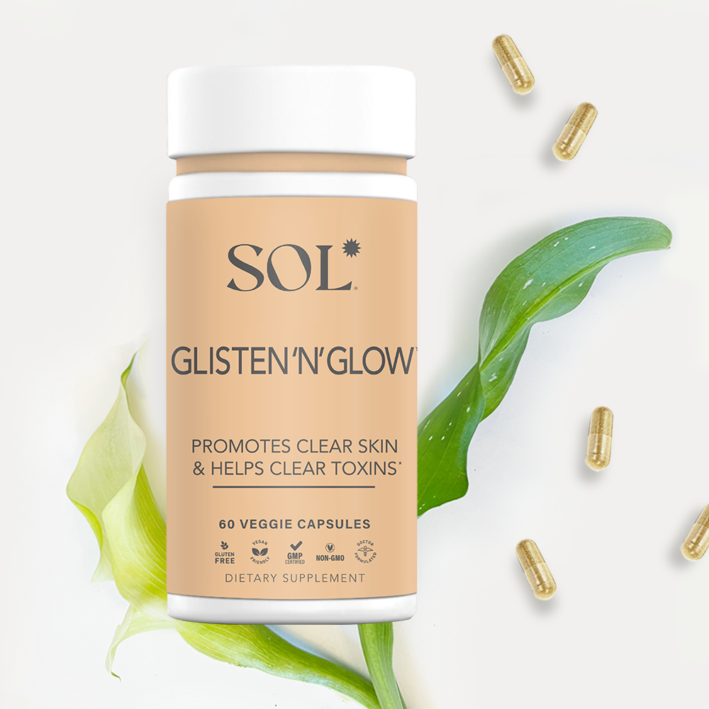 Glisten N Glow - Natural Clear Skin Supplement - SOL Nutrition