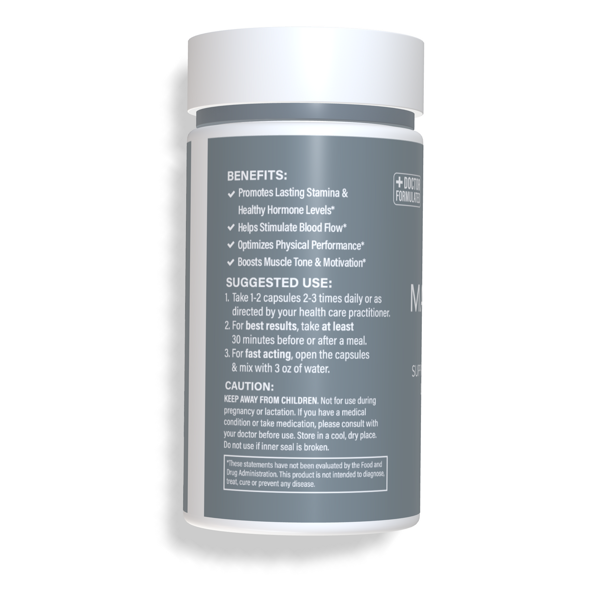Man Power - men's energy supplement benefits - SOL Nutrition