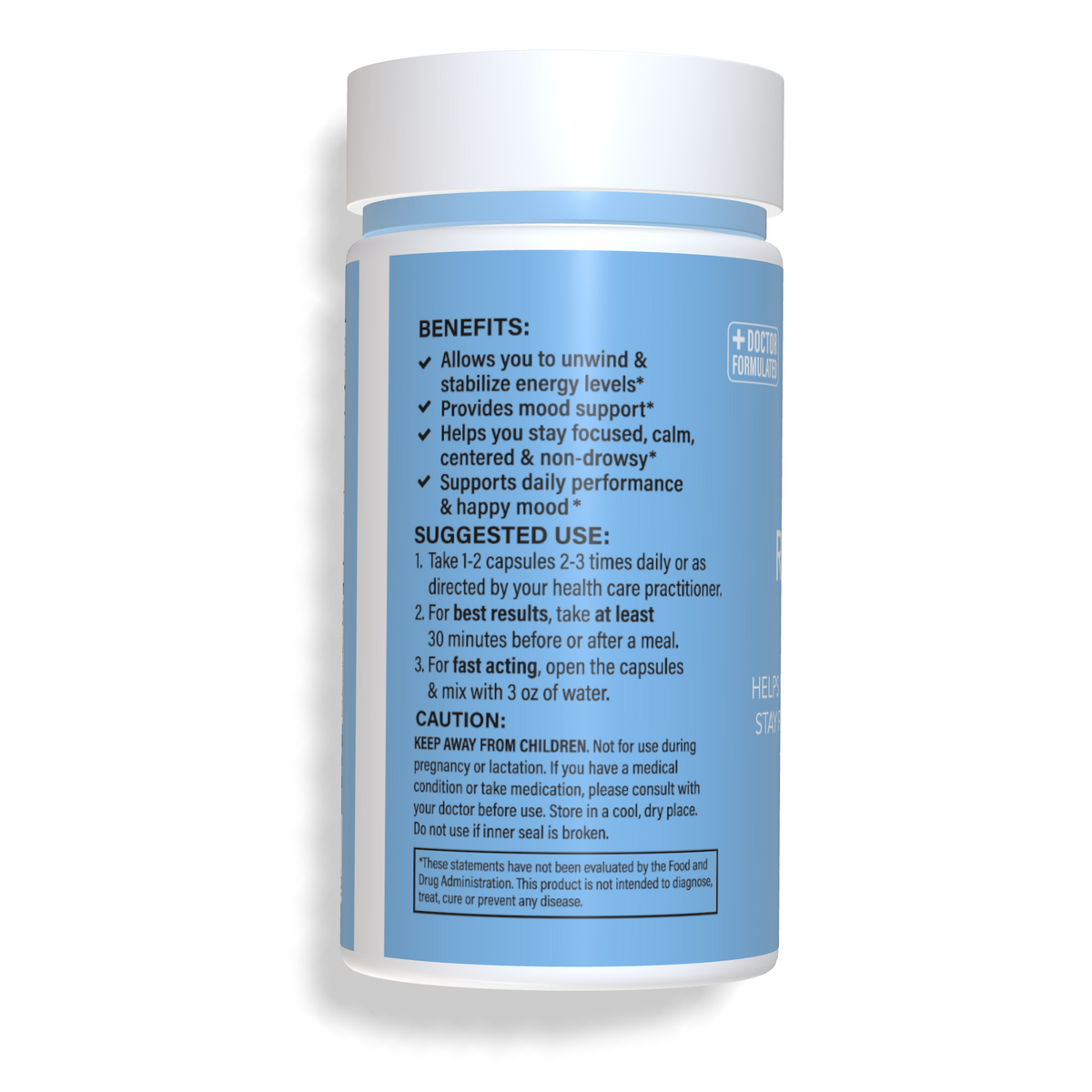 Relax Me Natural Supplements for Relaxation - Benefits - SOL Nutrition