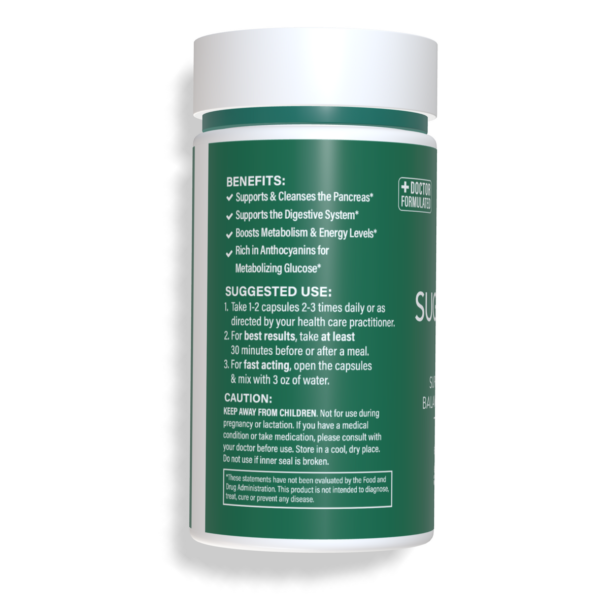 Sugar Down - Blood Sugar Support Supplement Benefits - SOL Nutrition