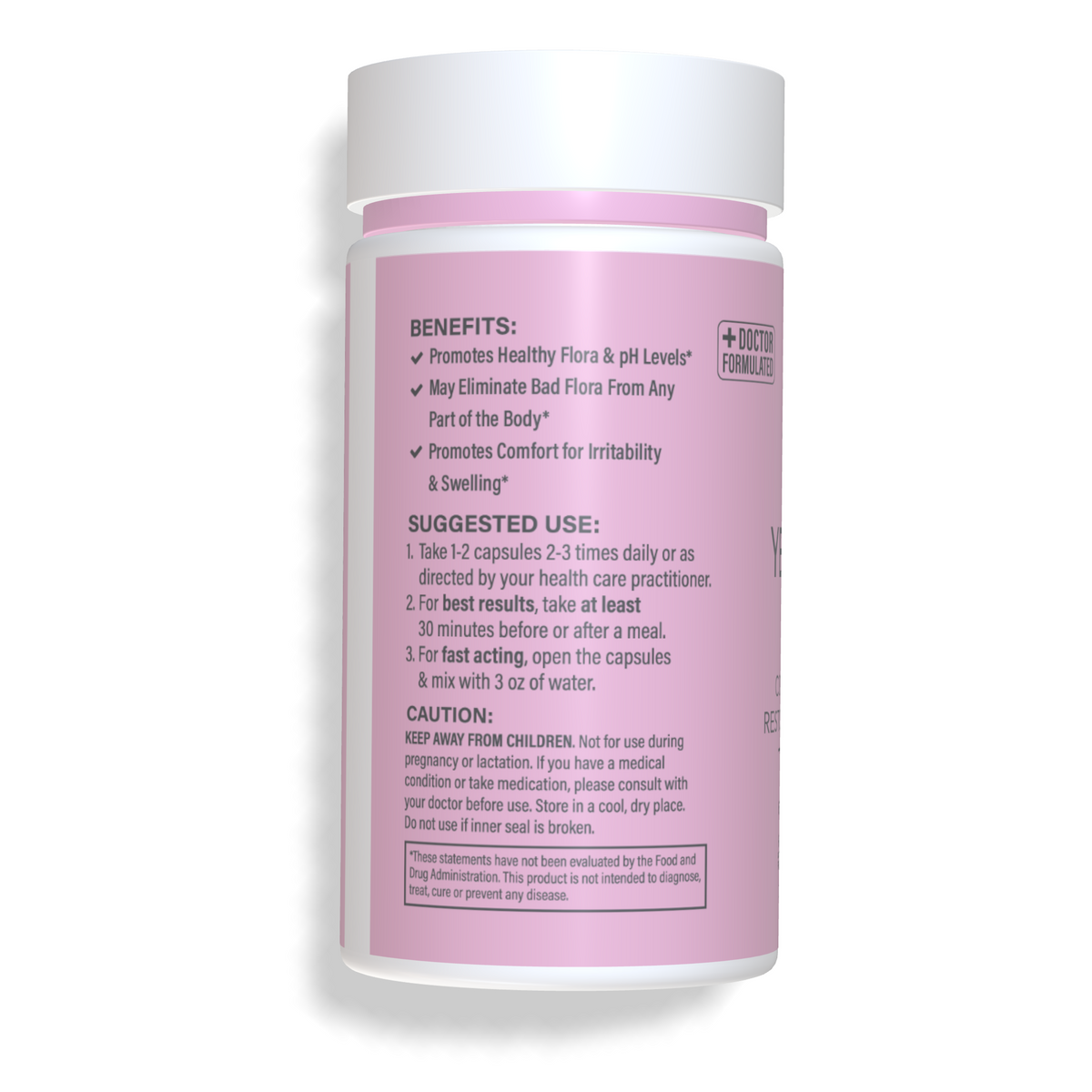 Yeast Away - pH Balance Supplement Benefits - SOL Nutrition