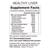 healthy liver supplement facts - SOL Nutrition